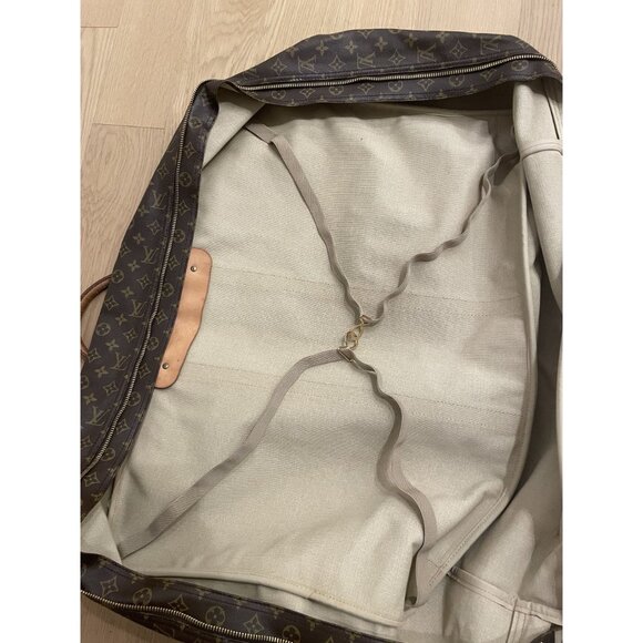 Louis Vuitton Monogram Canvas Garment Bag With Leather Trim & Dual Handles - Picture 10 of 16